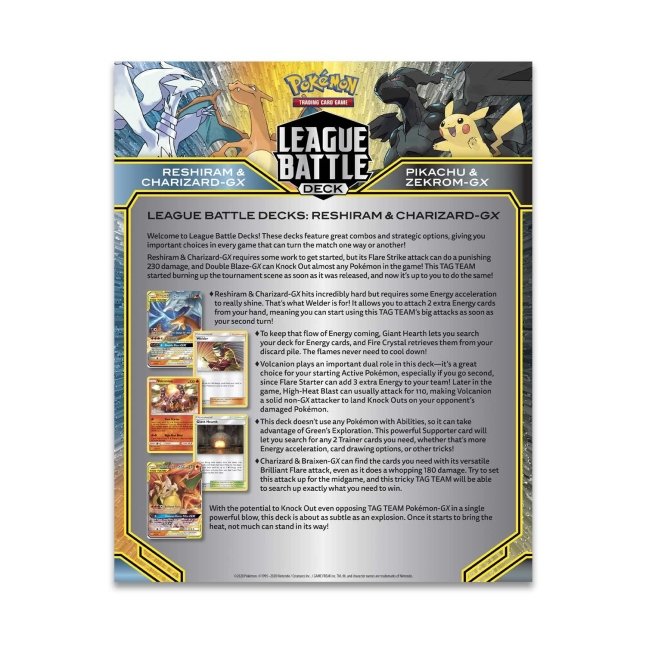 Reshiram & Charizard-gx League Battle Deck (unboxing) - Pokemon TCG 