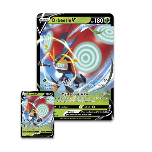 orbeetle v pokemon card - TG12/TG30 Full Art Ultra Rare Colorless Rule Orbeetle V box contents at