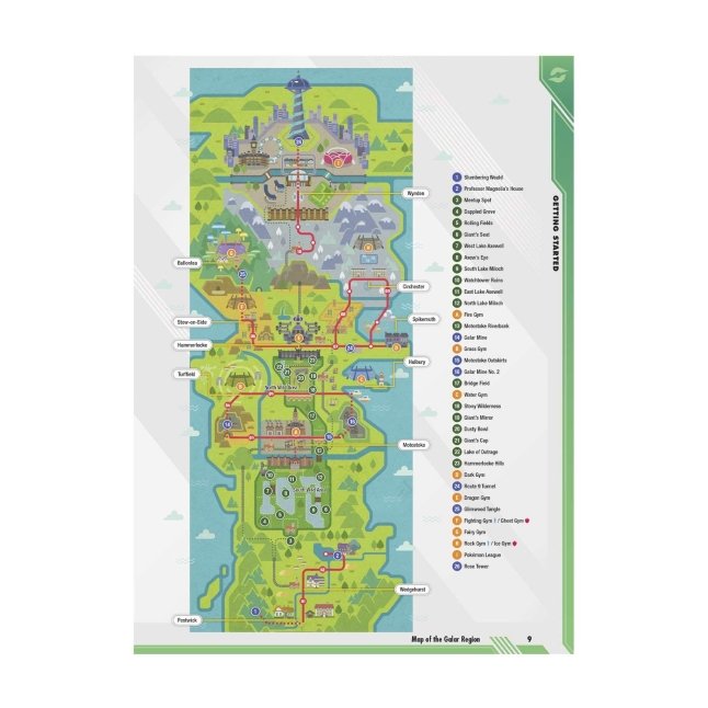 Pokemon Sword Nature chart Map for Nintendo Switch by J_DJ - GameFAQs