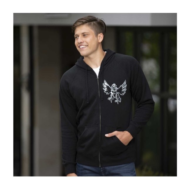 Corviknight Black Fitted Zip-Up Hoodie - Adult | Pokémon Center
