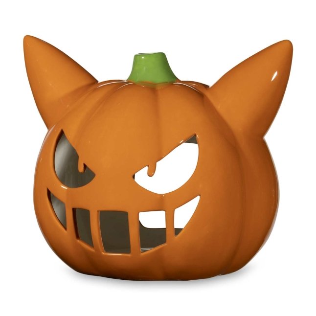 Pumpkin Gengar Pokémon Halloween Ceramic Tea Light Holder 10 ½ In