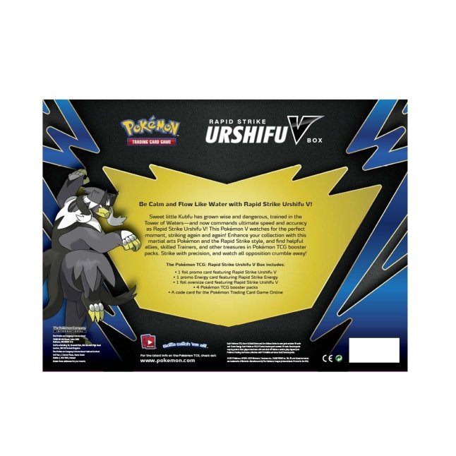 Pokémon TCG: Rapid Strike Urshifu V Box