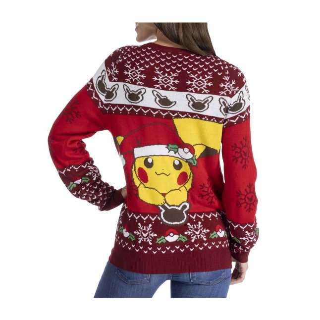 Pikachu Holiday Cookies Knit Sweater Adult Pokémon Center Official Site