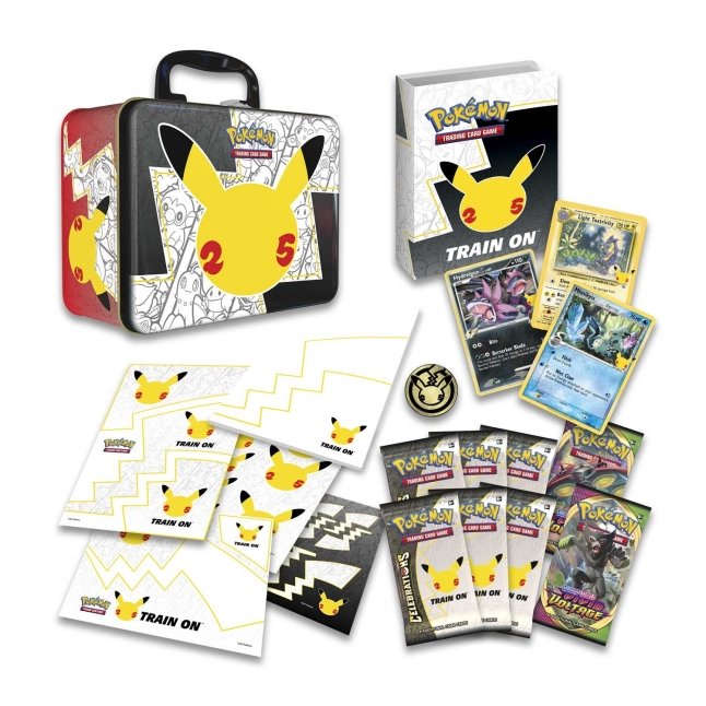 ポケモンカードゲーム 25th anniversary celebration chest Pokémon TCG: Celebrations Collector Chest : Amazon.ca: Toys