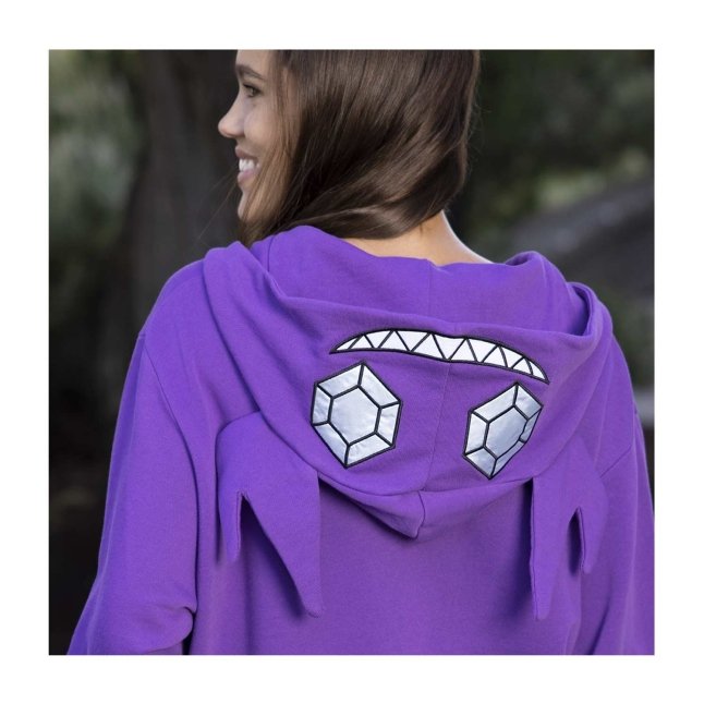 Sableye Themed French Terry Zip-Up Hoodie - Adult | Pokémon