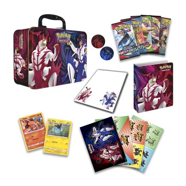 Pokemon Collectors Chest Tin Opening