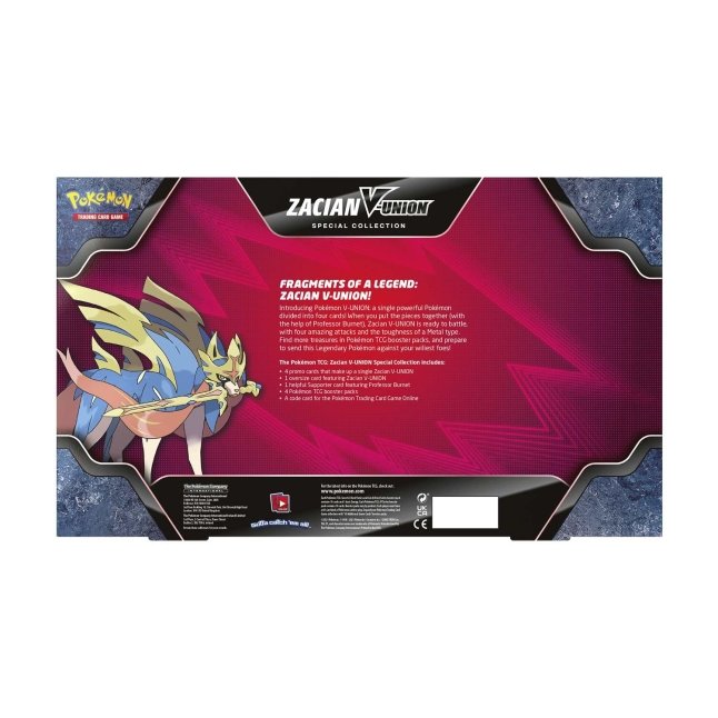 Achetez votre pokébox pokémon Zacian V chez Cardstoys !