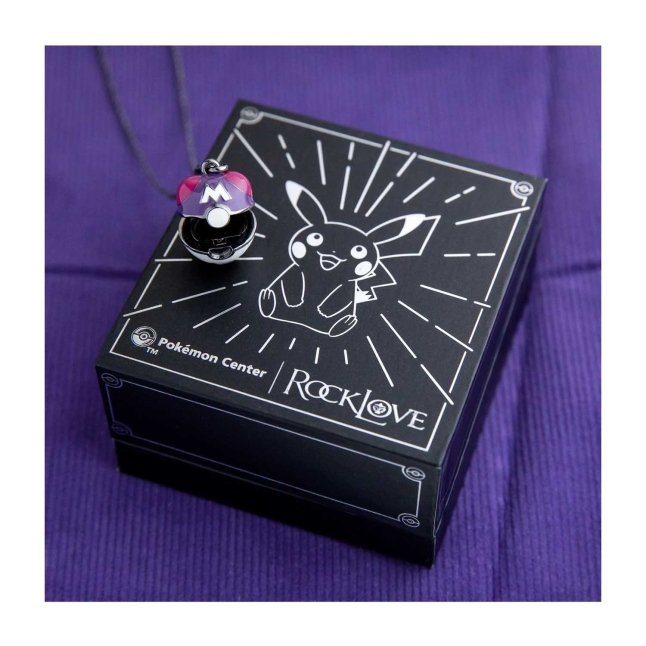 【Pokemon x RockLove】マスターボール ネックレス ★ 海外限定 Pokémon Center × RockLove: Master Ball Locket Necklace