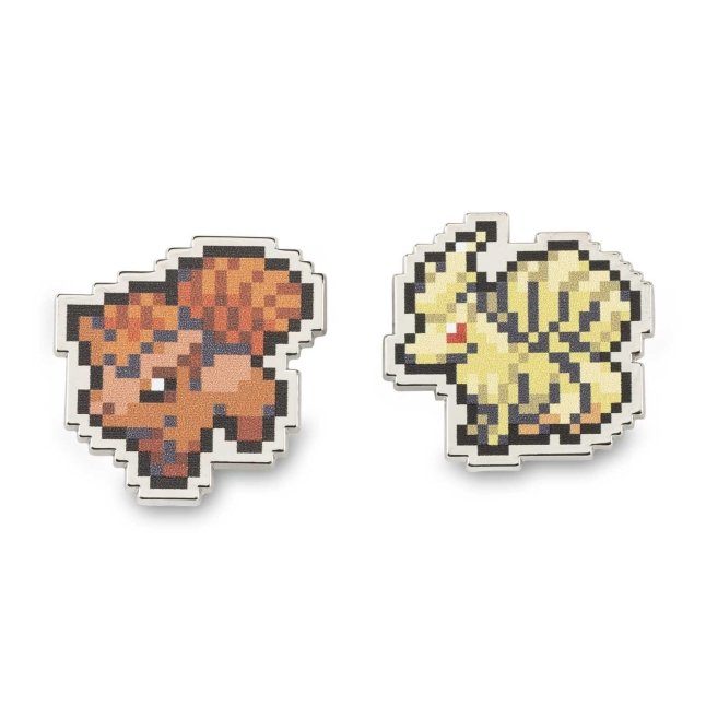 Vulpix & Ninetales Pokémon Pixel Pins (2-Pack) | Pokémon Center