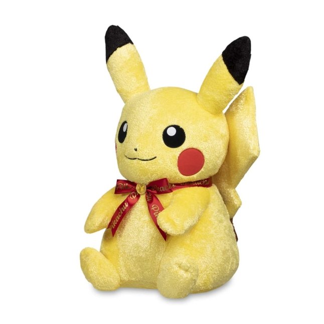 Pikachu with Ribbon Plush - 23 ¾ In. | Pokémon Center Official Site