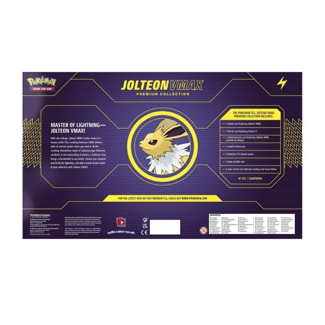 Pokémon Trading Card Games: Jolteon VMAX Premium Collection Box