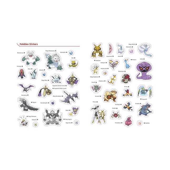 Pokemon Kanto to Kalos Stickers