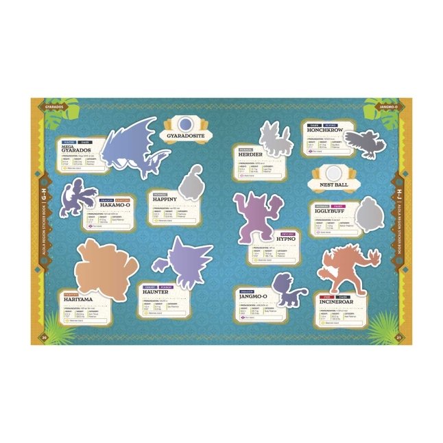 Pokémon Alola Region Sticker Book