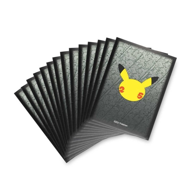 Pokémon TCG: Pokémon Celebration Black Card Sleeves (65 Sleeves)