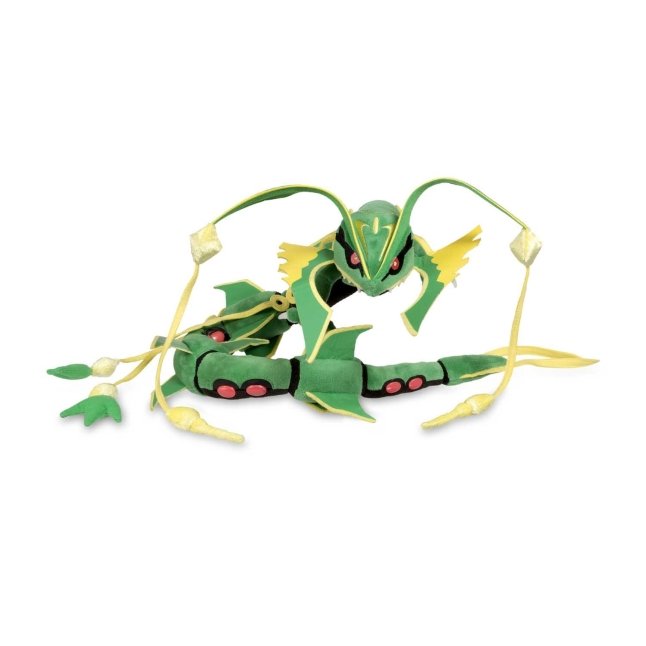 NWT Pokémon Center Shiny Black Rayquaza Posable 30 Plush Gotta Catch them  All