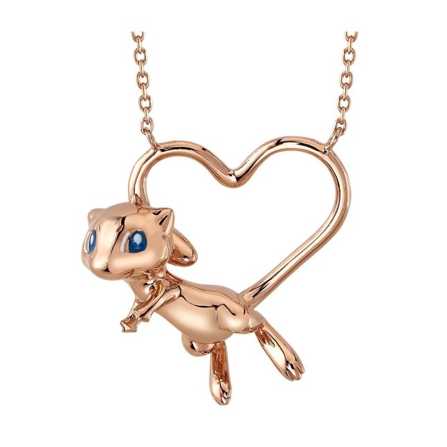 Pokémon Center × RockLove: Pikachu & Mew Admiration Pendant Necklace