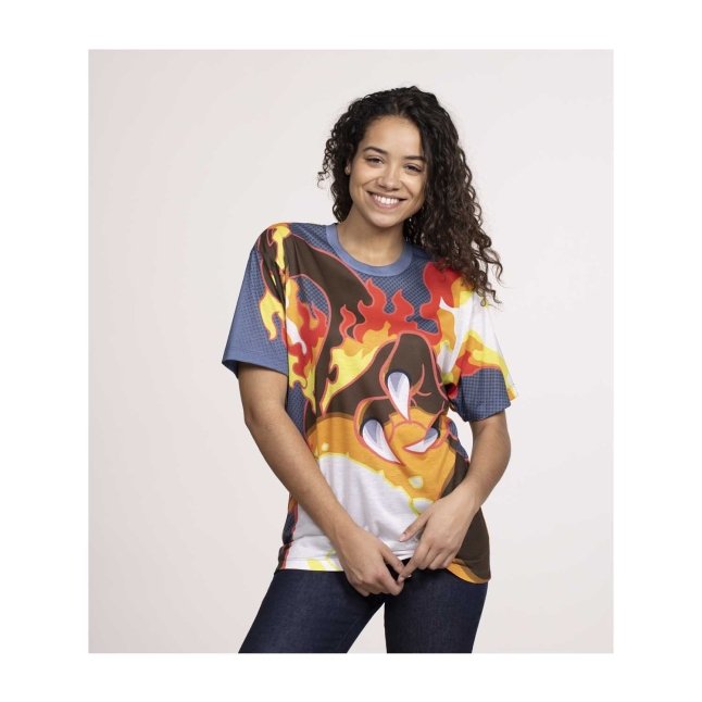 Gigantamax Charizard Allover-Print T-Shirt - Adult | Pokémon