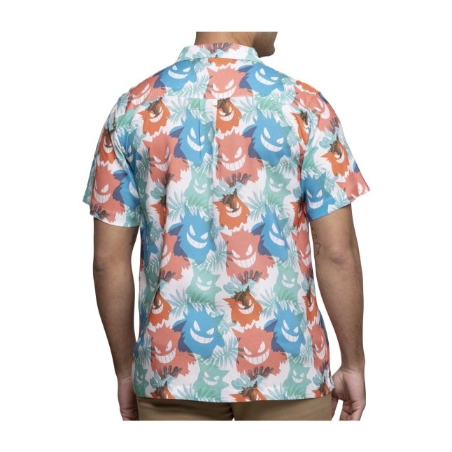 Pokémon Tropical Gengar Tropical Shirt - Adult | Pokémon Center ...