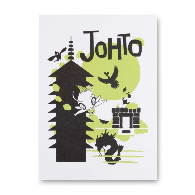 Pokémon Region Tour Postcards (8-Pack) | Pokémon Center Official Site