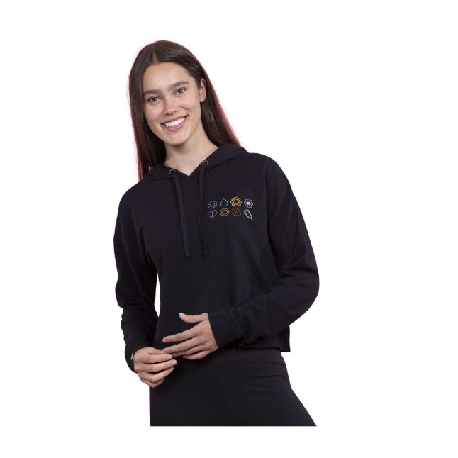 Vans satin floral box pullover hoodie hot sale