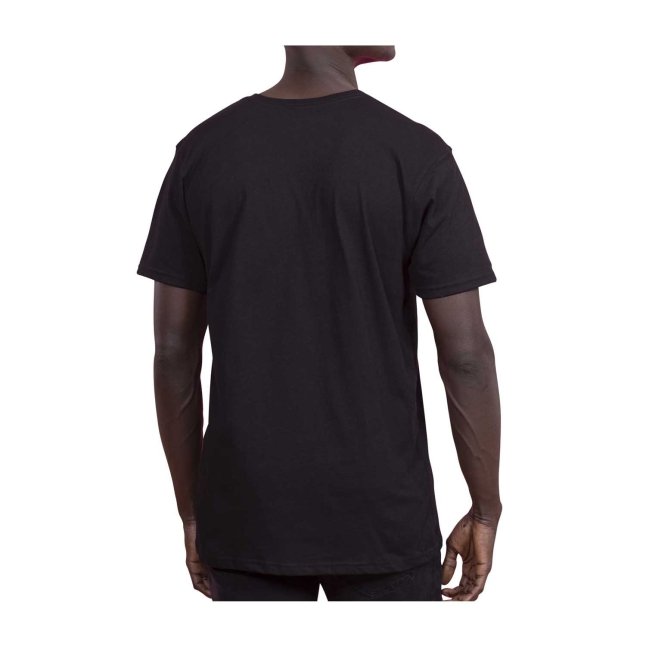 Kanto Gym Badge Black Relaxed Fit Crew Neck T-Shirt - Adult 