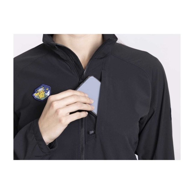 Outdoors with Pokémon Ferrosi Black Lightweight Jacket by