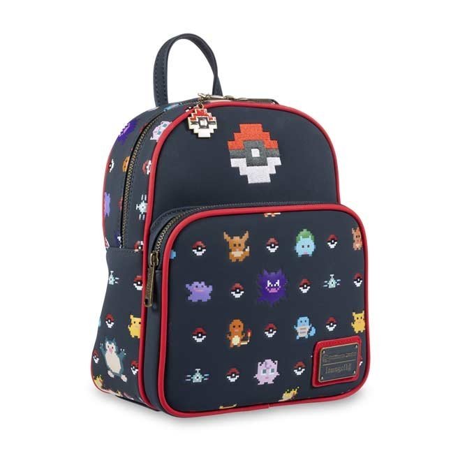 Official Pokémon Block Art Convertible Backpack by Loungefly