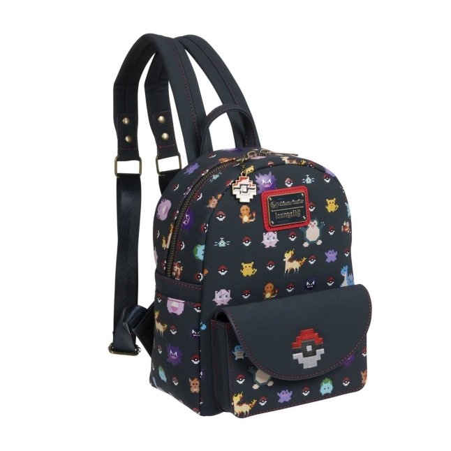 Official Pokémon Block Art Mini Backpack by Loungefly