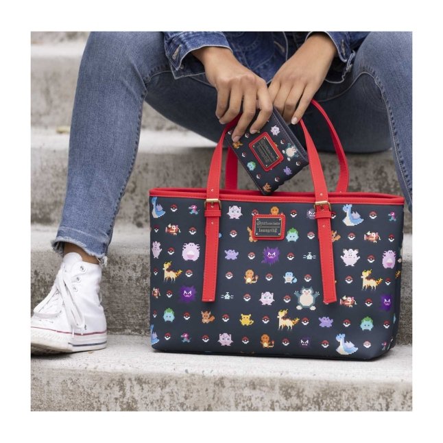 Pokémon Block Art Tote Bag by Loungefly | Pokémon Center