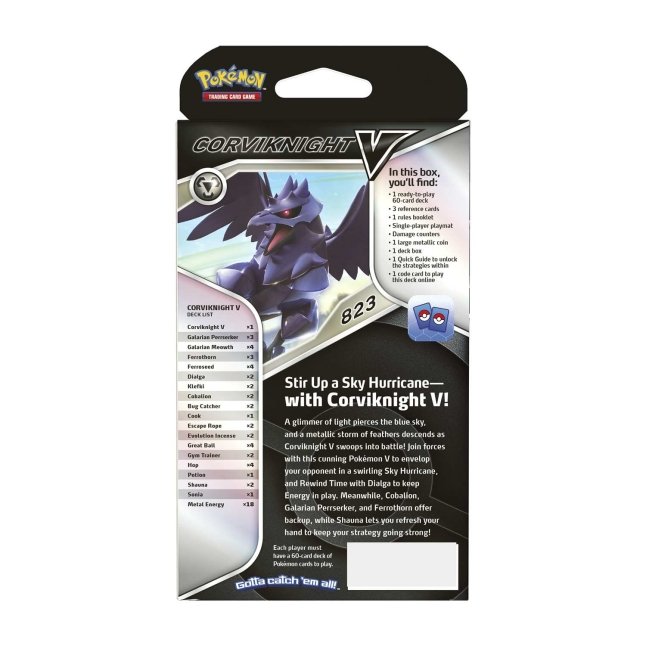 Pokémon TCG Corviknight V Battle Deck Pokémon Center Official Site