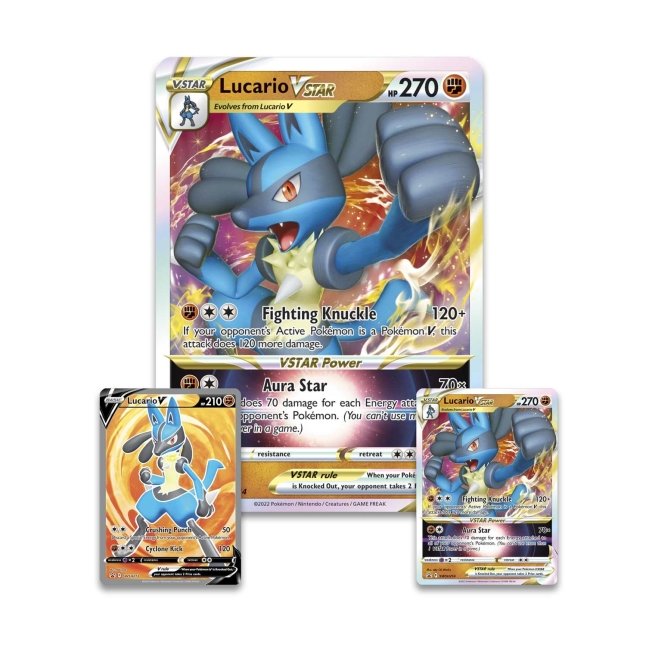 Pokemon Trading Card Game Lucario Vstar Premium Collection Box at Tonya