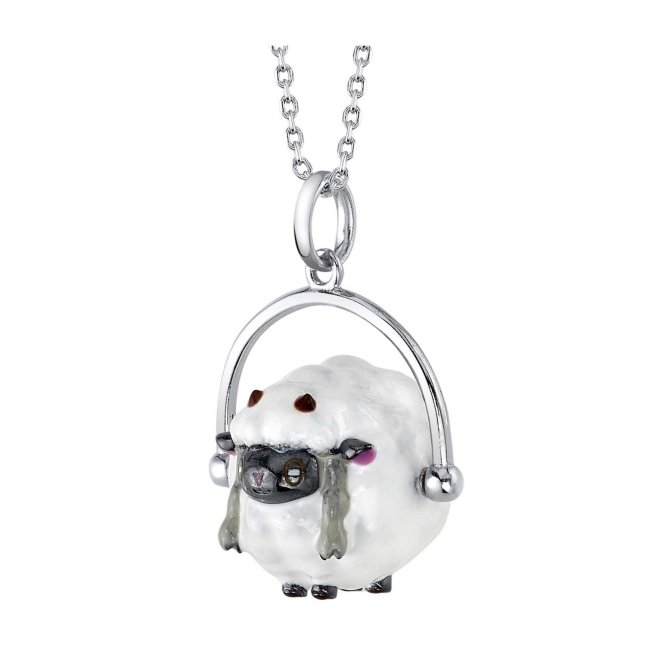 Pokémon Center × RockLove: Wooloo Sterling Silver Necklace