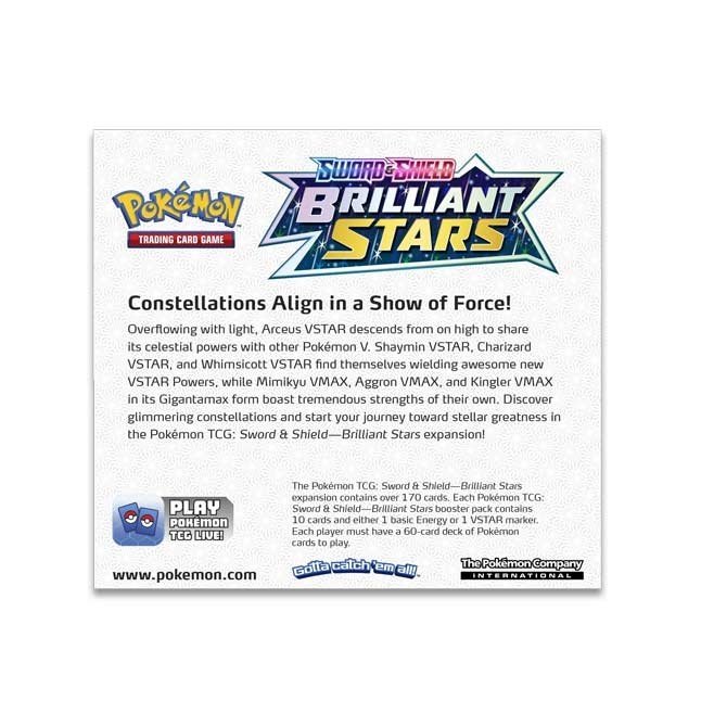 Pokémon TCG: Sword & Shield-Brilliant Stars Booster Display Box (36 Packs)
