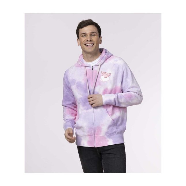 Togekiss u0026 Friends Pokémon Take Flight Pink u0026 Purple Tie-Dye Zip-Up Hoodie  - Adult | Pokémon Center Official Site