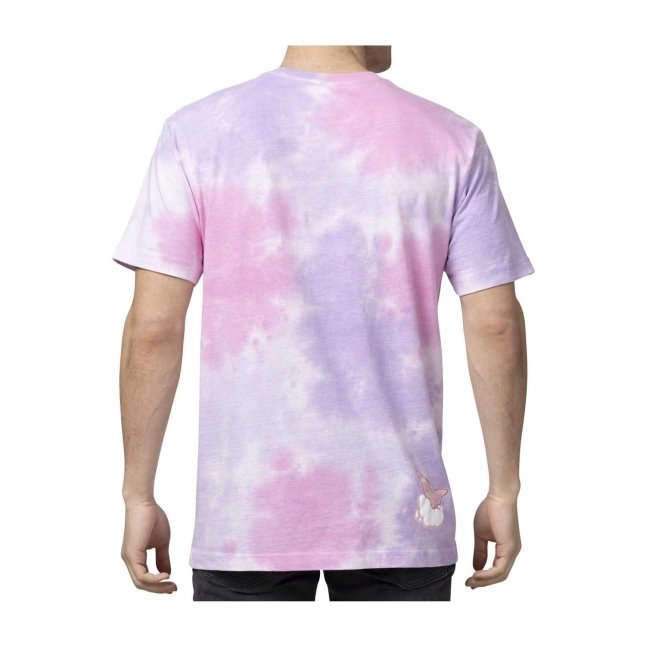 Togekiss & Friends Pokémon Take Flight Pink & Purple Tie-Dye Relaxed Fit  Crew Neck T-Shirt - Adult