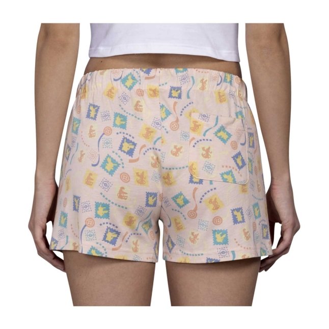 Pikachu & Sylveon Friendship Pink Lounge Shorts - Women | Pokémon ...