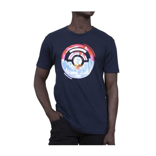 Pokémon Fest 2021 Navy Relaxed Crew Neck T-Shirt - Adult | Pokémon Center Official Site