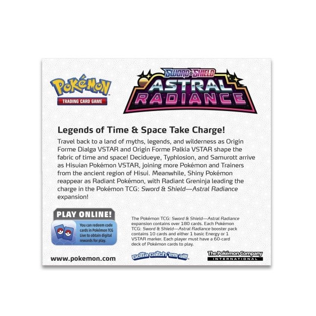 astral radiance booster display box Amazon.com: Pokemon TCG: Sword & Shield—Astral Radiance Booster Display Box,  Multi : Toys & Games main image 0