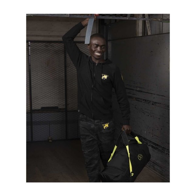 Pikachu Pokémon Active Black Fitted Zip-Up Hoodie - Adult