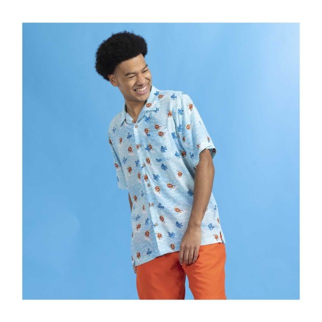 Pok mon Tropical Magikarp Waves Tropical Shirt Men Pok mon