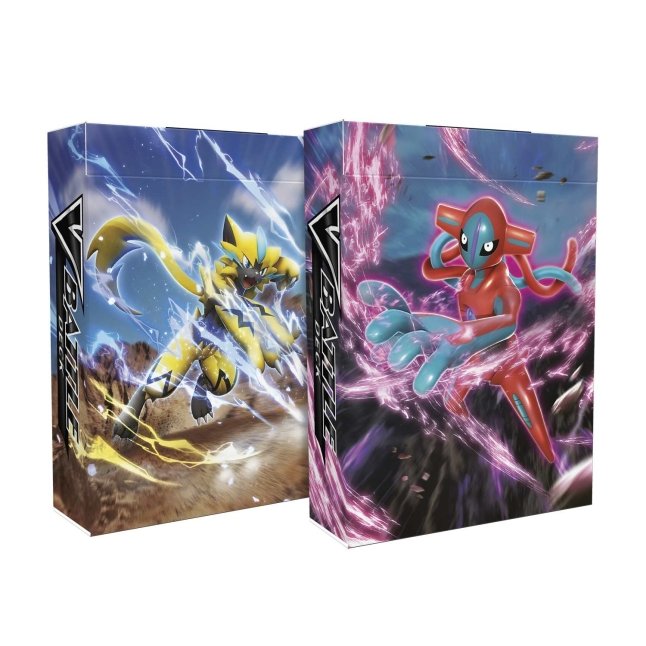 Pokemon Deoxys V or Zeraora V Battle Deck Box