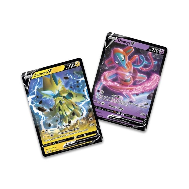 V Battle Deck, Zeraora vs. Deoxys—Pokemon TCG (Allocated) - Board