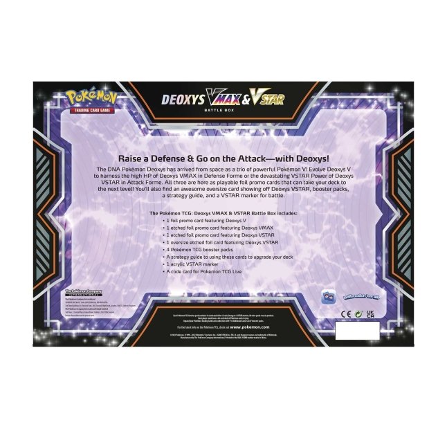 Pokémon TCG To Release Deoxys VMAX & VSTAR Battle Box