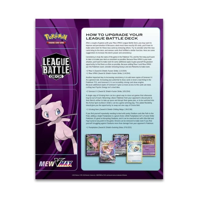 Pokémon TCG Will Release Mew VMAX League Battle Deck