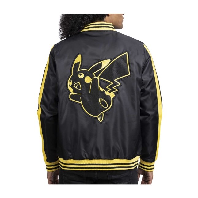 nood Clan zout Pikachu Pokémon Jackets Black Insulated Snap-Down Jacket - Adult | Pokémon  Center Official Site