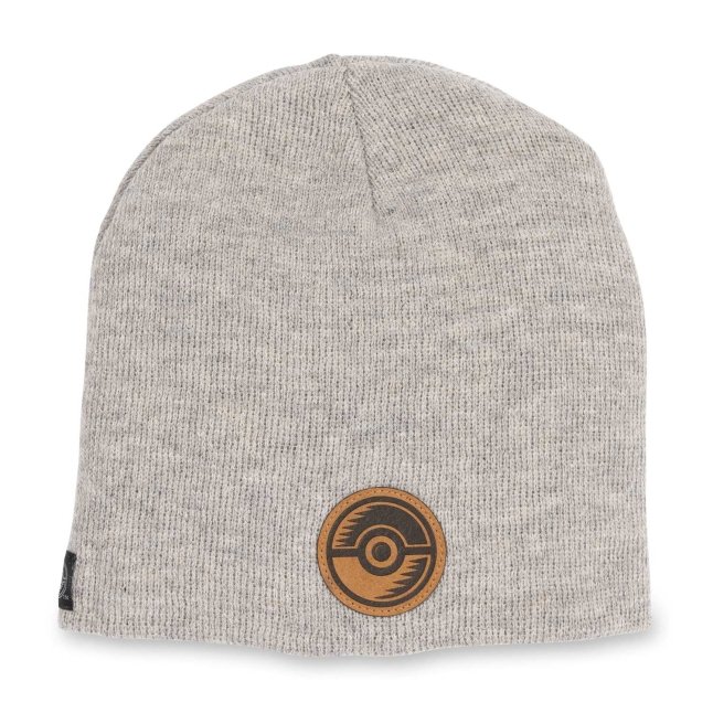 Poké Ball Gray Beanie (One SizeAdult) Pokémon Center Official Site