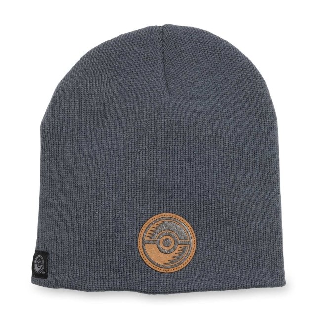 Poké Ball Gray Beanie (One SizeAdult) Pokémon Center Official Site
