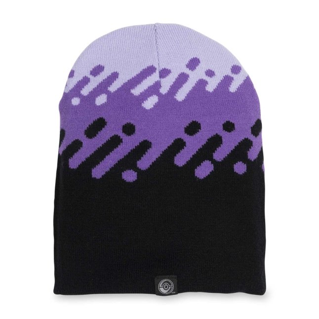 Bonnet Pokémon Gengar Violet - Brodé Visage Souriant - Taille Unique Adulte - Neuf Sans Étiquettes
