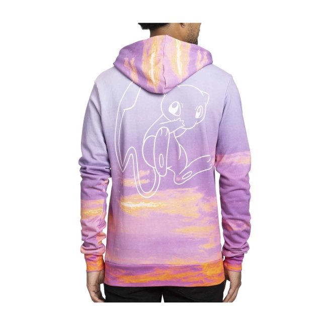 Mew Pokémon Take Flight Allover-Print Heavyweight Zip-Up Hoodie