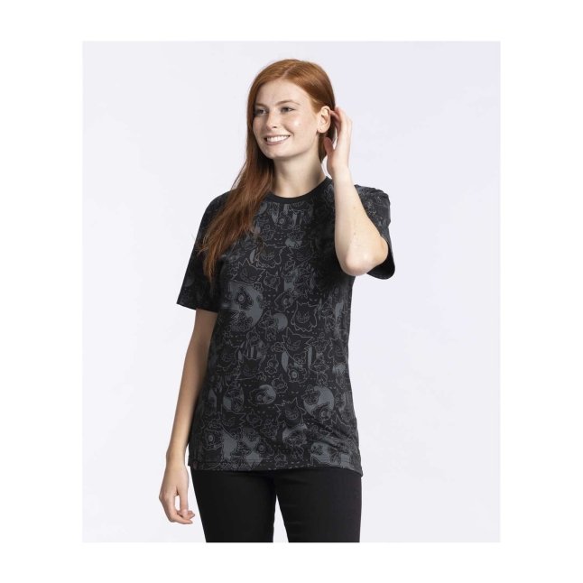 2025    23/8/Early Autumn/Early Autumn Literary Retro Linen Printed Cardigan Shoulder Crew Neck Shirt
